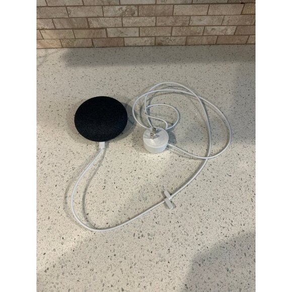 Google home mini smart speaker with Google assistant charcoal 10395A-HOA - Picture 1 of 3